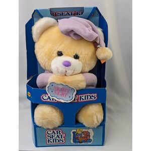 Dandee Car Seat Kids Bear Plush 11 Inch 1985 MTY Internationa Stuffed Animal Toy